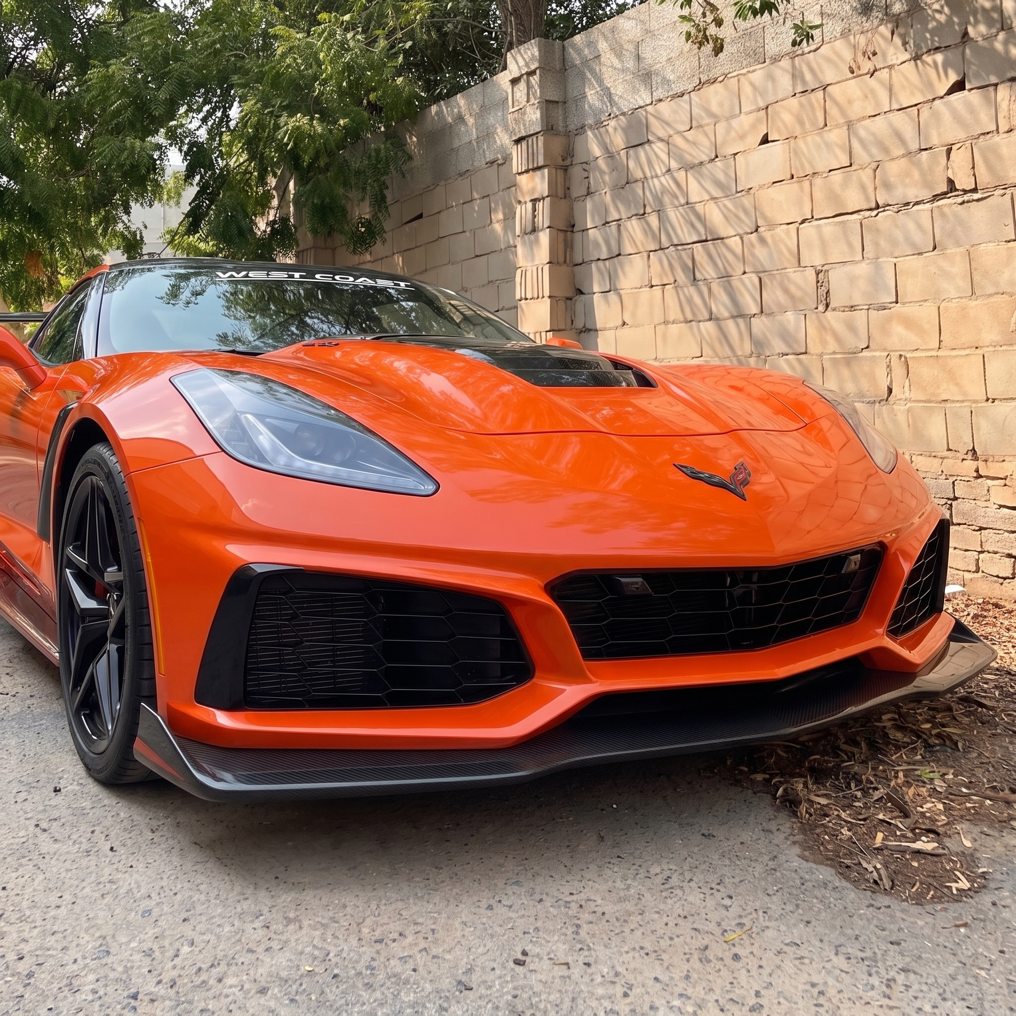 ZR1-Style Front Bumper — Chevrolet Corvette C7 (2014–2019)