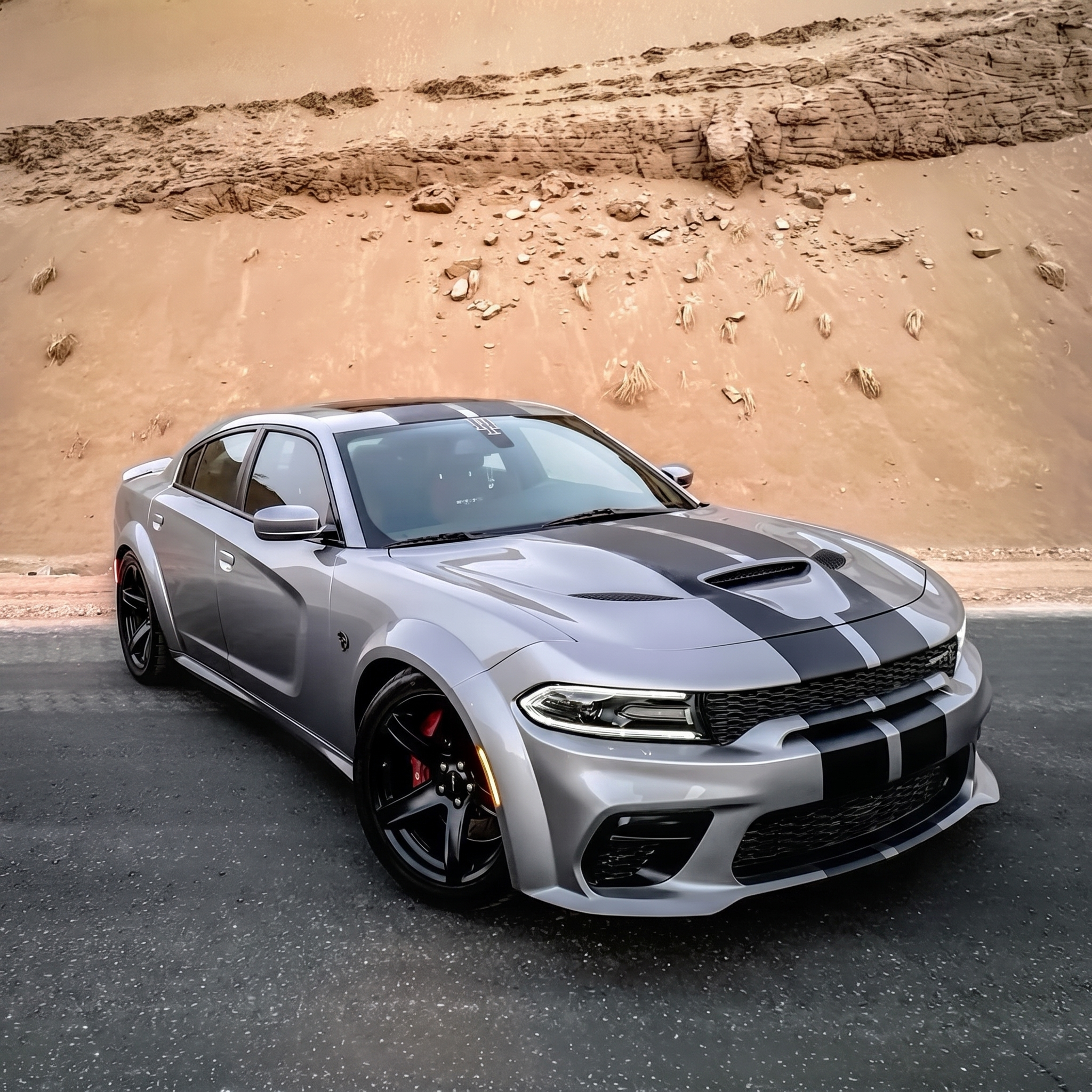 Dodge Charger SRT Hellcat Style Hood / Bonnet (2015–2017)