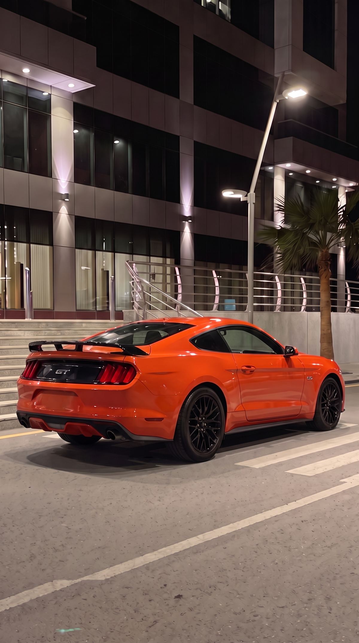 Ford Mustang GT Rear Spoiler – Gloss Black